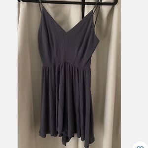 Urban Outfitter Romper Silence Noise Vanessa Cupro Strappy Black Size S